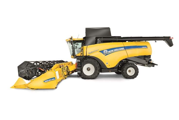 Moissonneuse Batteuse + Tracteur + Remorque New Holland New Ray - Fournial