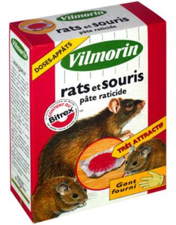 FRAP PAT pâtes contre souris et rat Diféthialone professionnel