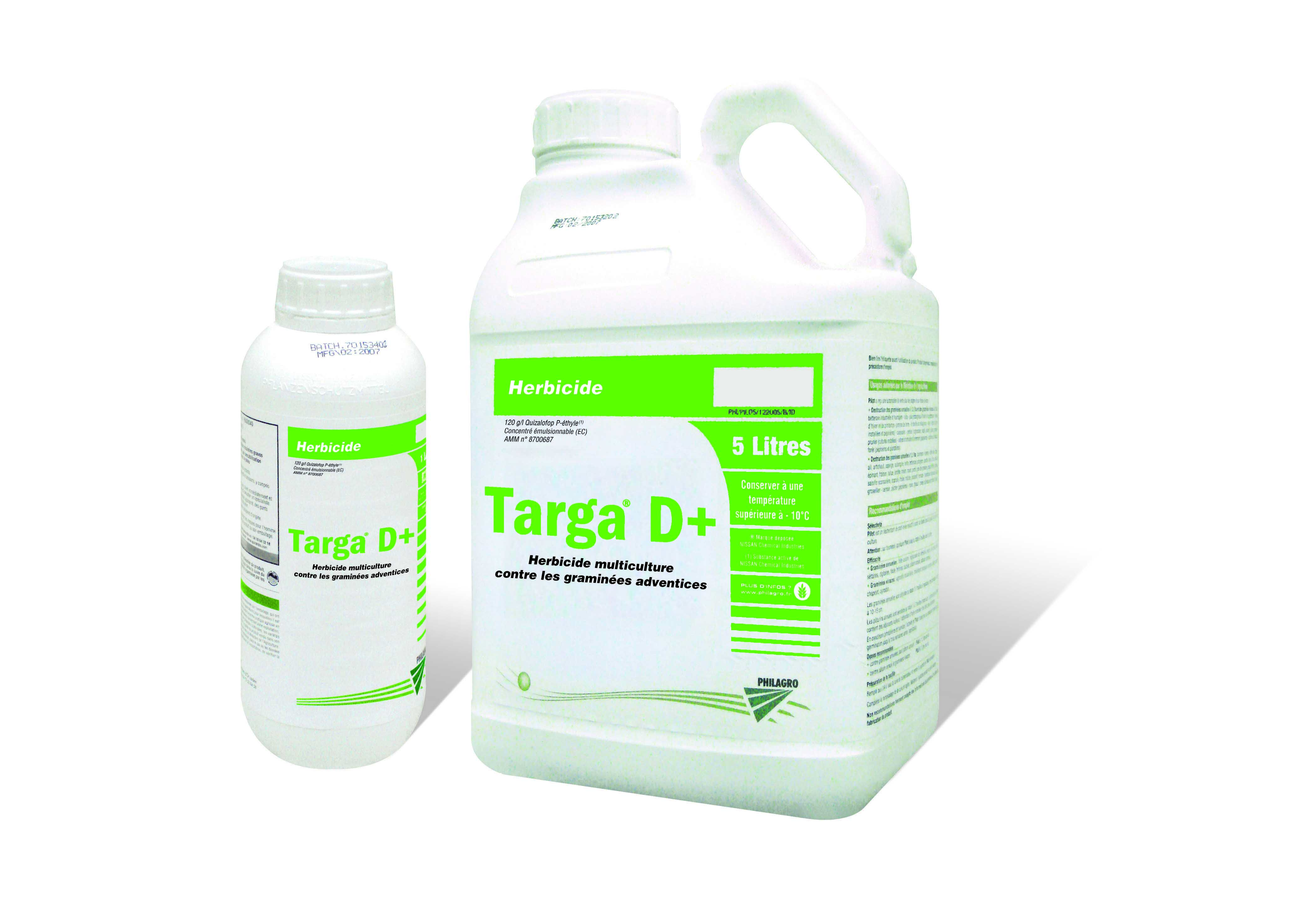 Photo du Herbicides cultures industrielles Targa D+