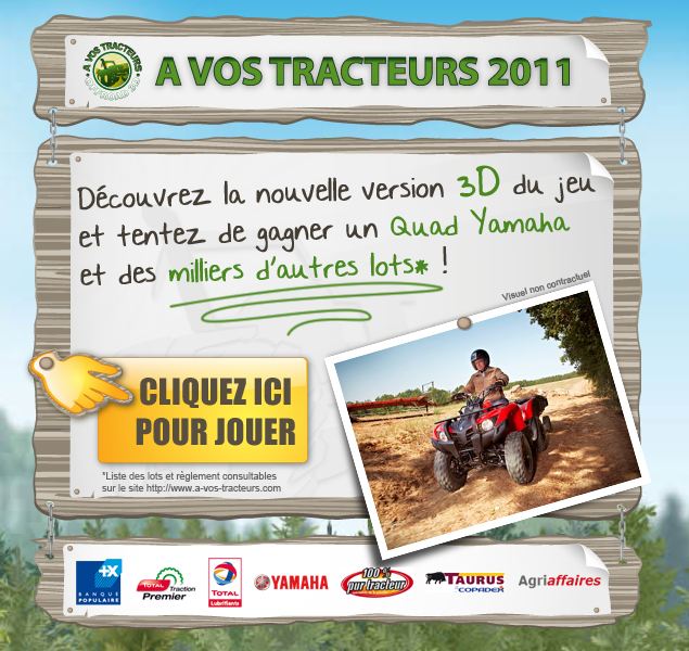 Photo du Jeux des firmes A vos tracteurs 2011