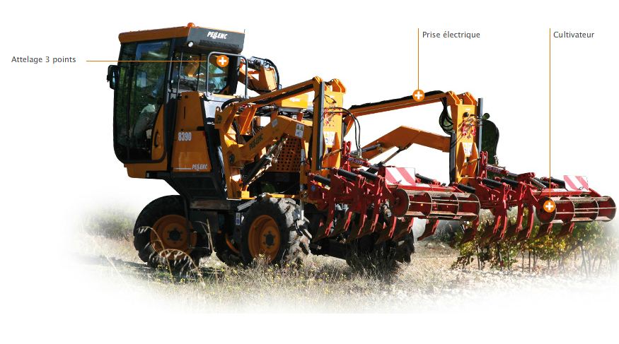 Photo du Tracteurs vignerons Porte-outils